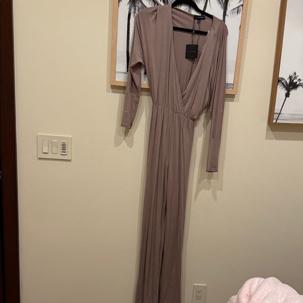 JLUXLABEL Taupe Jumpsuit